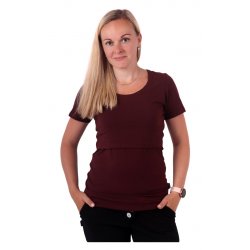 Jozanek Breastfeeding T-shirt Catherine short sleeved - bordeaux