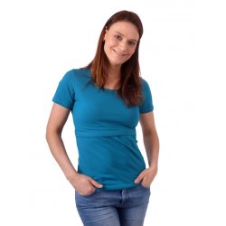 Jozanek Breastfeeding T-shirt Catherine short sleeved - tyrkys