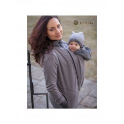 La Tulia babywearing sweatshirt 2v1 - Dark Grey
