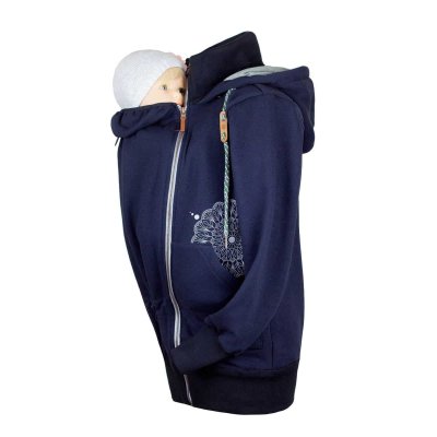 Angel Wings Mikina s nápletem bez zipu na zádech - tmavě modrá