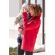 Angel Wings Babywearing Hoodie red (only front BW)