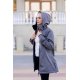 Angel Wings Softshell Jacket only for front babywearing Grey