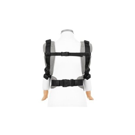 Fidella Fusion babycarrier with buckles - Chevron - Light Gray