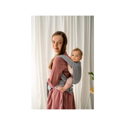 Kavka ergonomické nosítko - Handy - serenity - braid - půjčovna