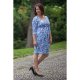 La Tulia Maternity Dress for breastfeeding Blue garden