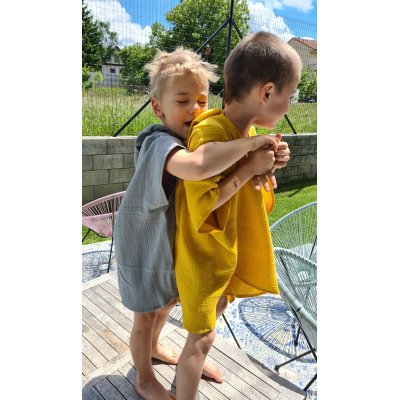 Nije mušelínové pončo dětské