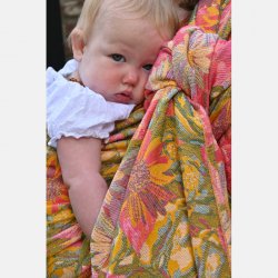Yaro Ring sling Le Bouquet Trio Yellow Pink Green