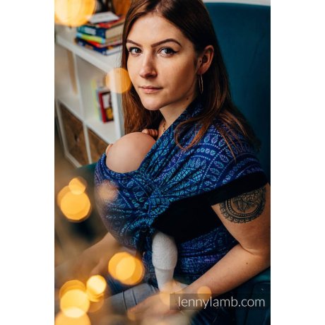 LennyLamb LennyHybrid rostoucí ergonomické nosítko Peacock’s Tail - Provance