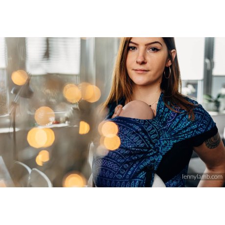 LennyLamb LennyHybrid Half Buckle Carrier - Peacock’s Tail - Provance