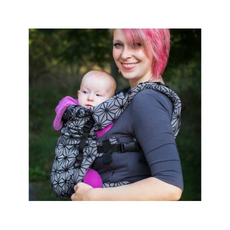 Moisha Grow ergonomical babycarrier Geostar Silver nosítko - for rent