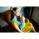 Qusy ergonomical babycarrier - Cartoon Sky Turquoise (set)
