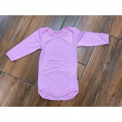 DuoMamas childern bodysuit - long sleeves - pink