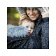 La Tulia babywearing jacket 3in1- GLAMOUR Grey Ornament