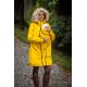 Angel Wings Softshell Coat with fur - yellow