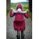 Angel Wings Softshell Coat with fur - bordeaux