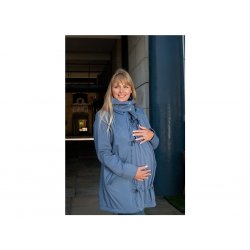 Wombat & Co. year-round softshell carrier and maternity jacket WOMBATSHELL Light Blue