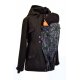 Shara Nosící Softshelová bunda -ZIMA -pro přední nošení - černá/bylinky