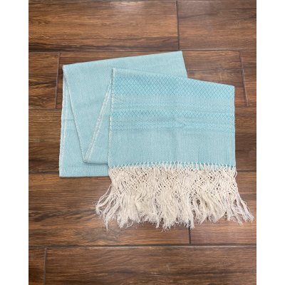 Antama Rebozo Aquamarine Small Diamonds No White Stripes