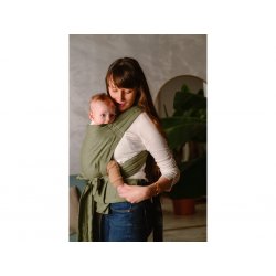 Kavka ergonomical babycarrier - Handy - Rosemary Linen (with strap protectors)
