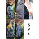 ORICLO Babywearing / pregnancy jacket AnyTime 5in1 - dark blue