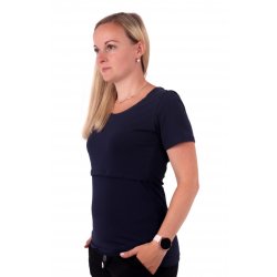 Jozanek Breastfeeding T-shirt Catherine short sleeved - navy