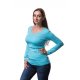 Jozanek Breastfeeding T-shirt Catherine long sleeved - turquoise