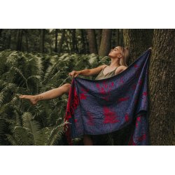 Wild Slings - La forêt vierge - le pavot bleu (with fringes)