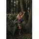 Wild Slings Ring Sling - La forêt vierge - le pavot bleu (s třásněmi)