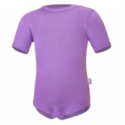 Little Angel Bodysuit thin short sleeved Outlast® - violet