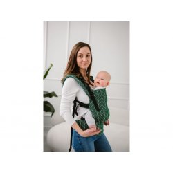 Kavka ergonomical babycarrier - Multi Age - Magnetic Fern Braid (with strap protectors)