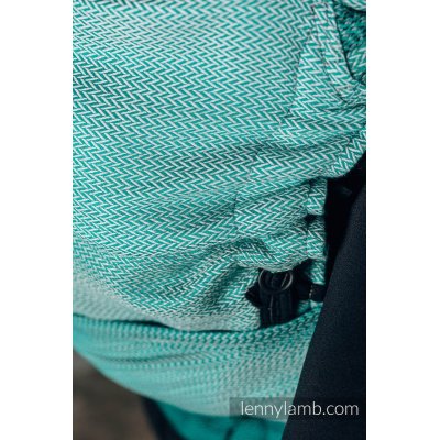 LennyLamb LennyHybrid Half Buckle Carrier - Little Herringbone Entwine