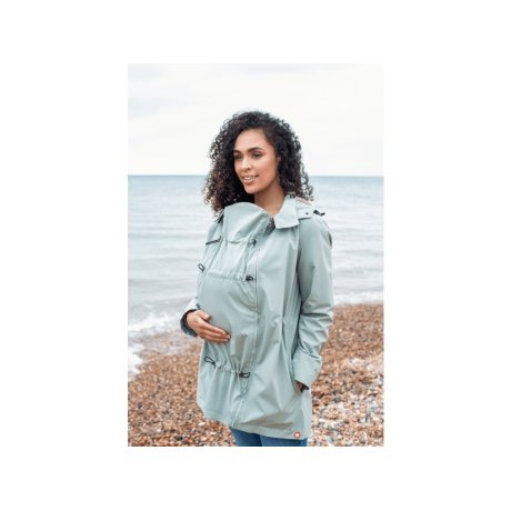 Wombat & Co. The lightweight babywearing jacket Numbat Go - Mint