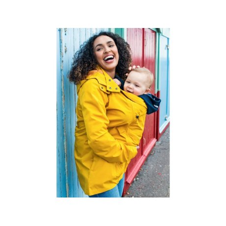 Wombat & Co. The lightweight babywearing jacket Numbat Go - Mustard