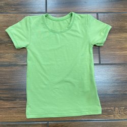 DuoMamas Dětské triko krátký rukáv - zelené