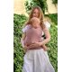Vatanai ergonomical babycarrier linen - rose