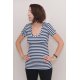 Duomamas T-Shirt short sleeves - navy striped