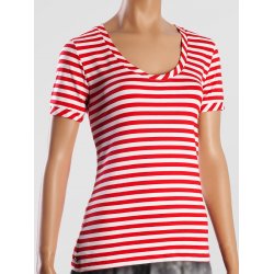 Duomamas T-Shirt short sleeves - red striped