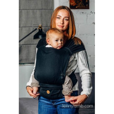 LennyLamb LennyHybrid rostoucí ergonomické nosítko Little Herringbone Black - půjčovna