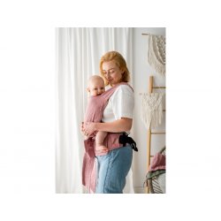 Kavka ergonomical babycarrier - Handy - Tea Rose Linen (with strap protectors)
