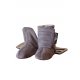Angel Wings Fluffy Shoes - grey