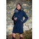 Angel Wings Softshell Coat with fur - navy