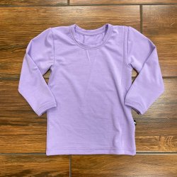 DuoMamas childern T-shirt - long sleeved - lavender