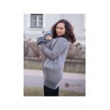 La Tulia babywearing sweatshirt 2v1 - Dark Grey Front and Back babywearing