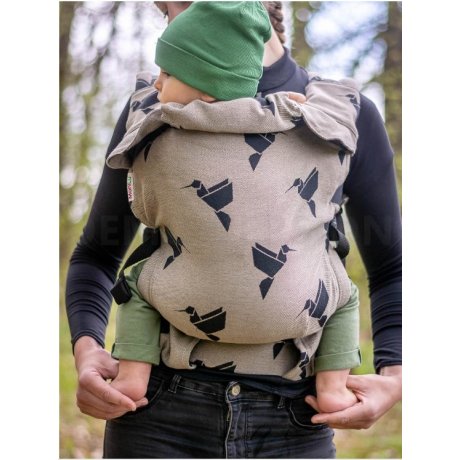 MoniLu ergonomické nosítko UNI (Rostoucí) Colibri Sand 2