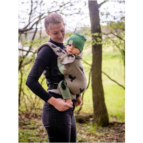 MoniLu ergonomic babycarrier UNI (Adjustable) Colibri Sand 2