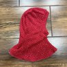 Duomamas Winter Hood - Merino - red mountains