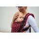 Kavka ergonomical babycarrier - Multi Age - Magnetic Burgundy Braid (with strap protectors)