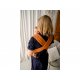 Kavka ergonomical babycarrier - Handy - Caramel Linen (with strap protectors)