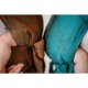 Kavka ergonomical babycarrier - Handy - Cinnamon Braid Tencel (with strap protectors)