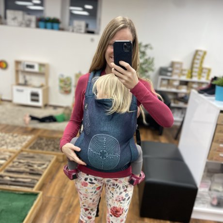 Vatanai not adjustable babycarrier Labyrinty Petrolka